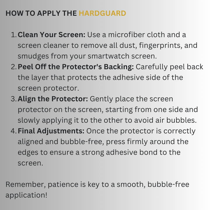 HardGuard Screen Protector